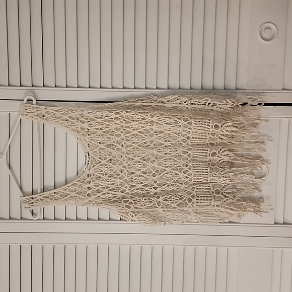 Ivory cotton knit swim cover up from maurices. Fits like xlarge - Picture 1 of 7